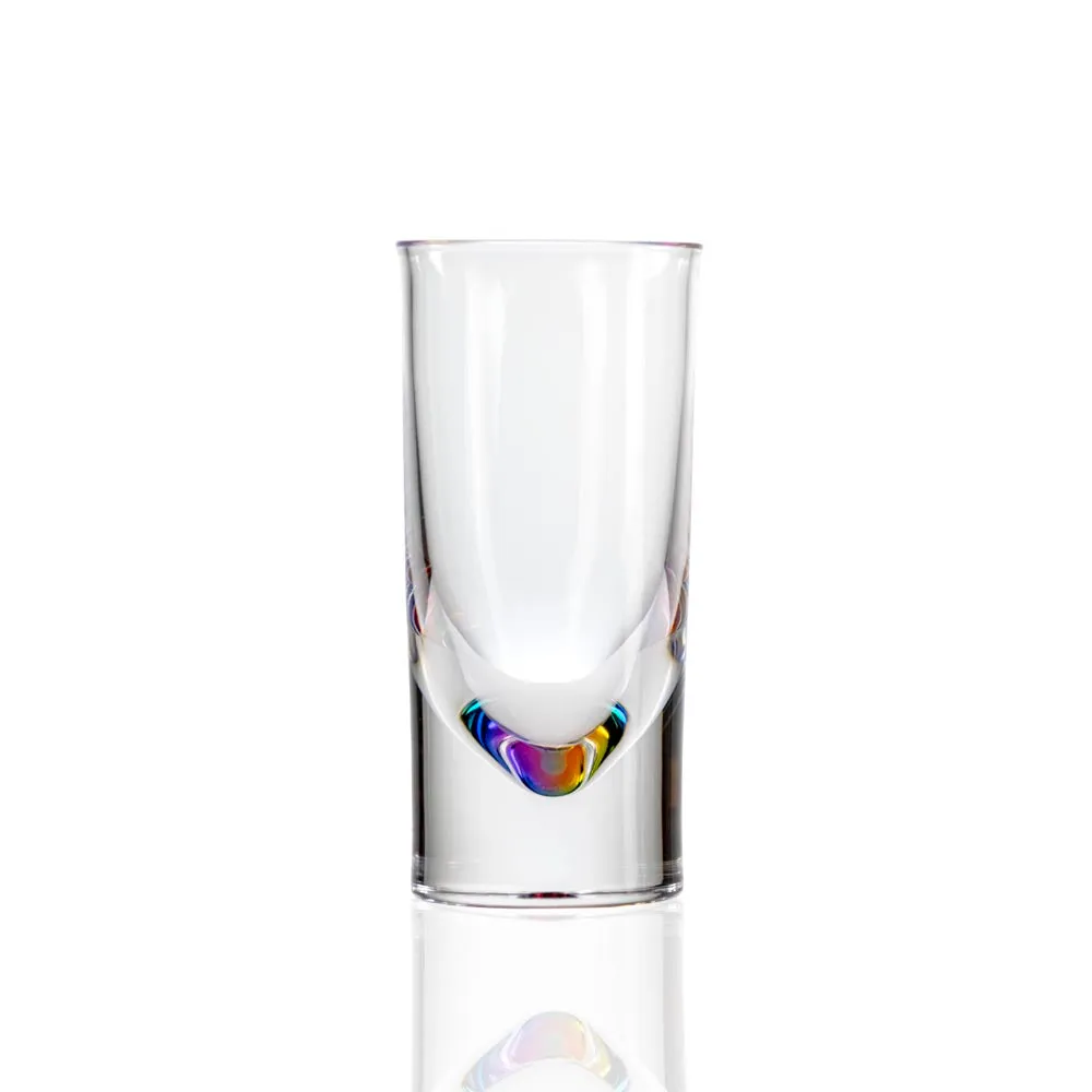 Teardrop 5oz Rainbow Acrylic Tumbler | Set of 6