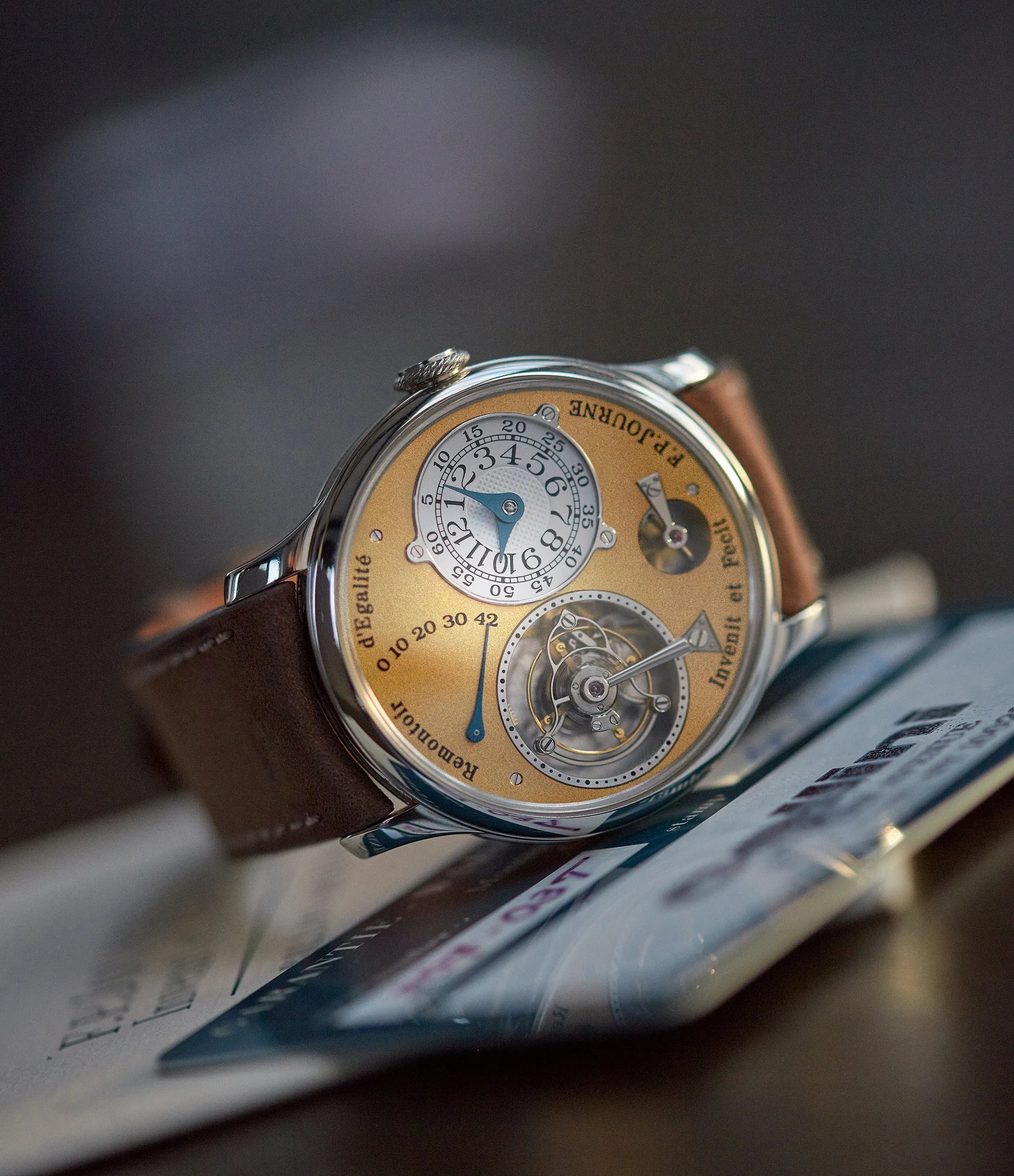 Tourbillon Souverain | Brass Movement | Platinum