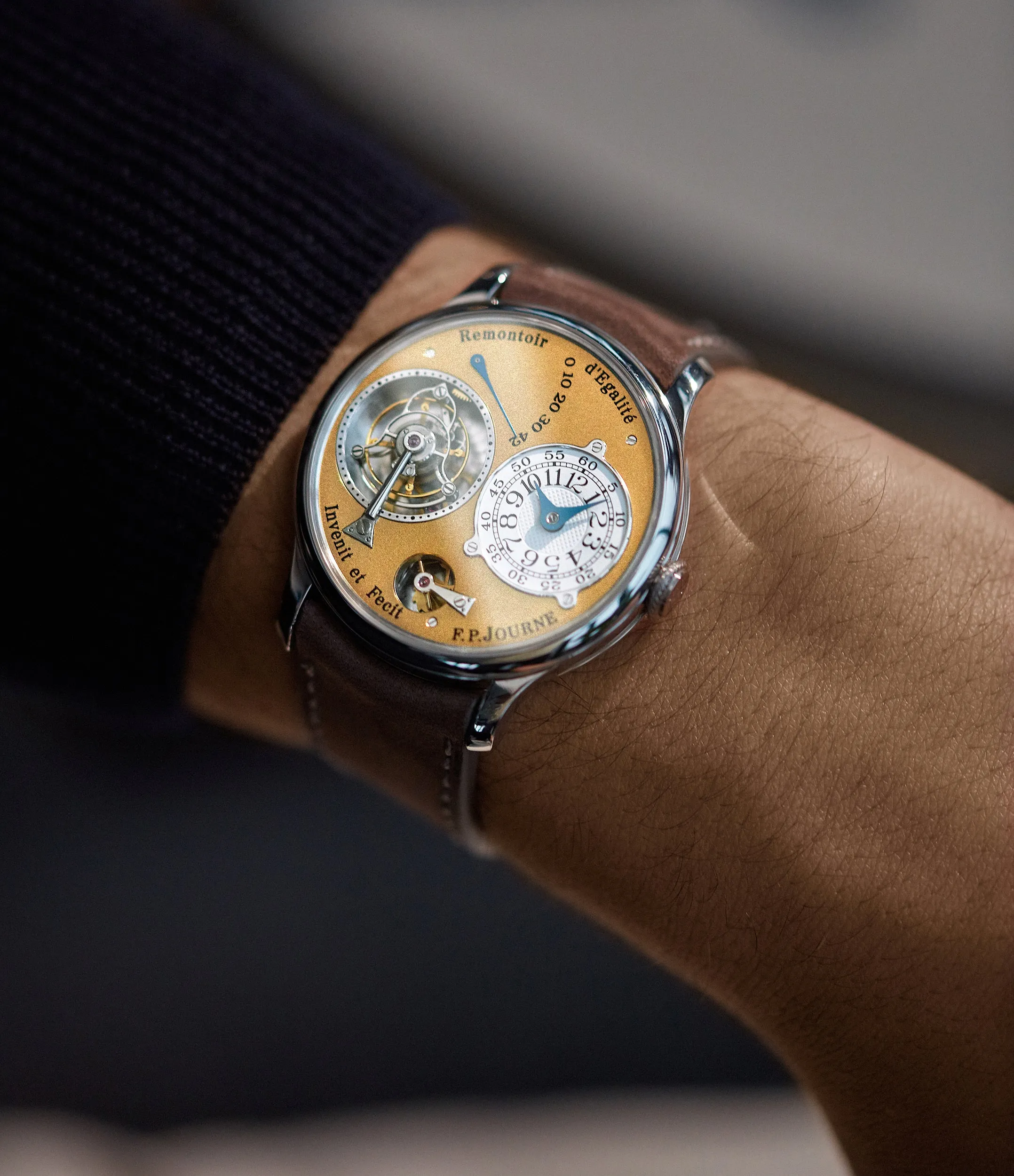 Tourbillon Souverain | Brass Movement | Platinum