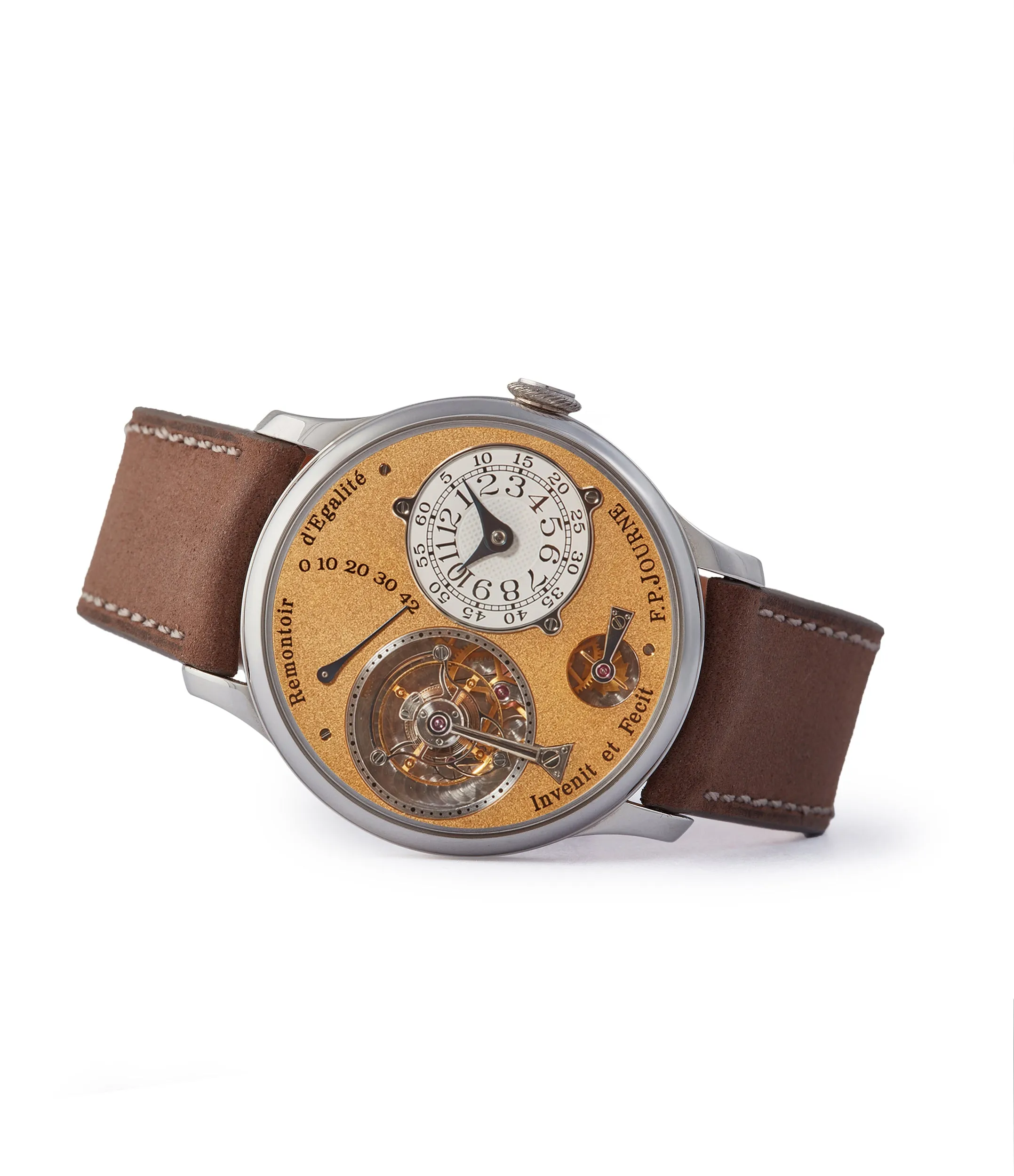 Tourbillon Souverain | Brass Movement | Platinum