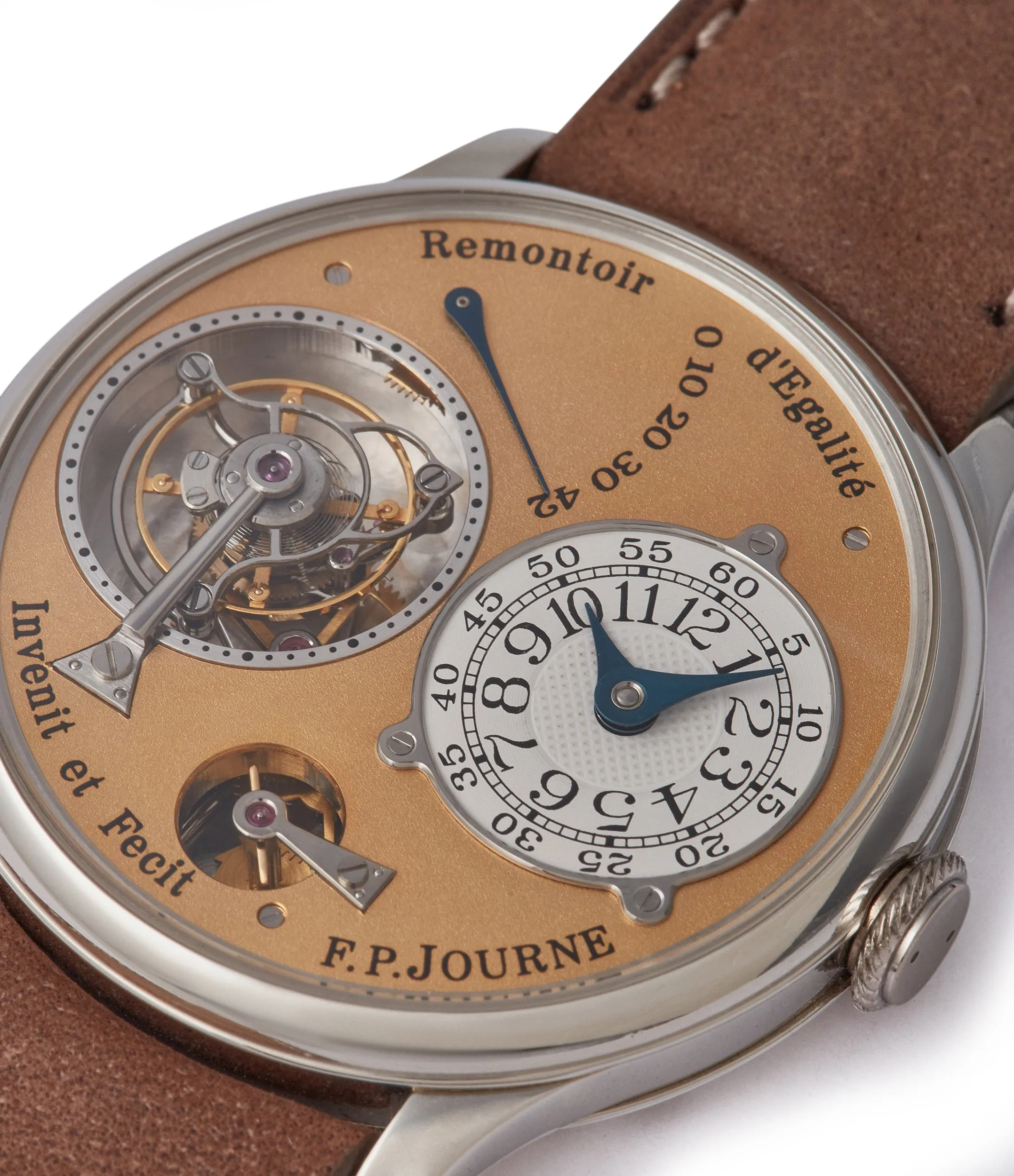 Tourbillon Souverain | Brass Movement | Platinum