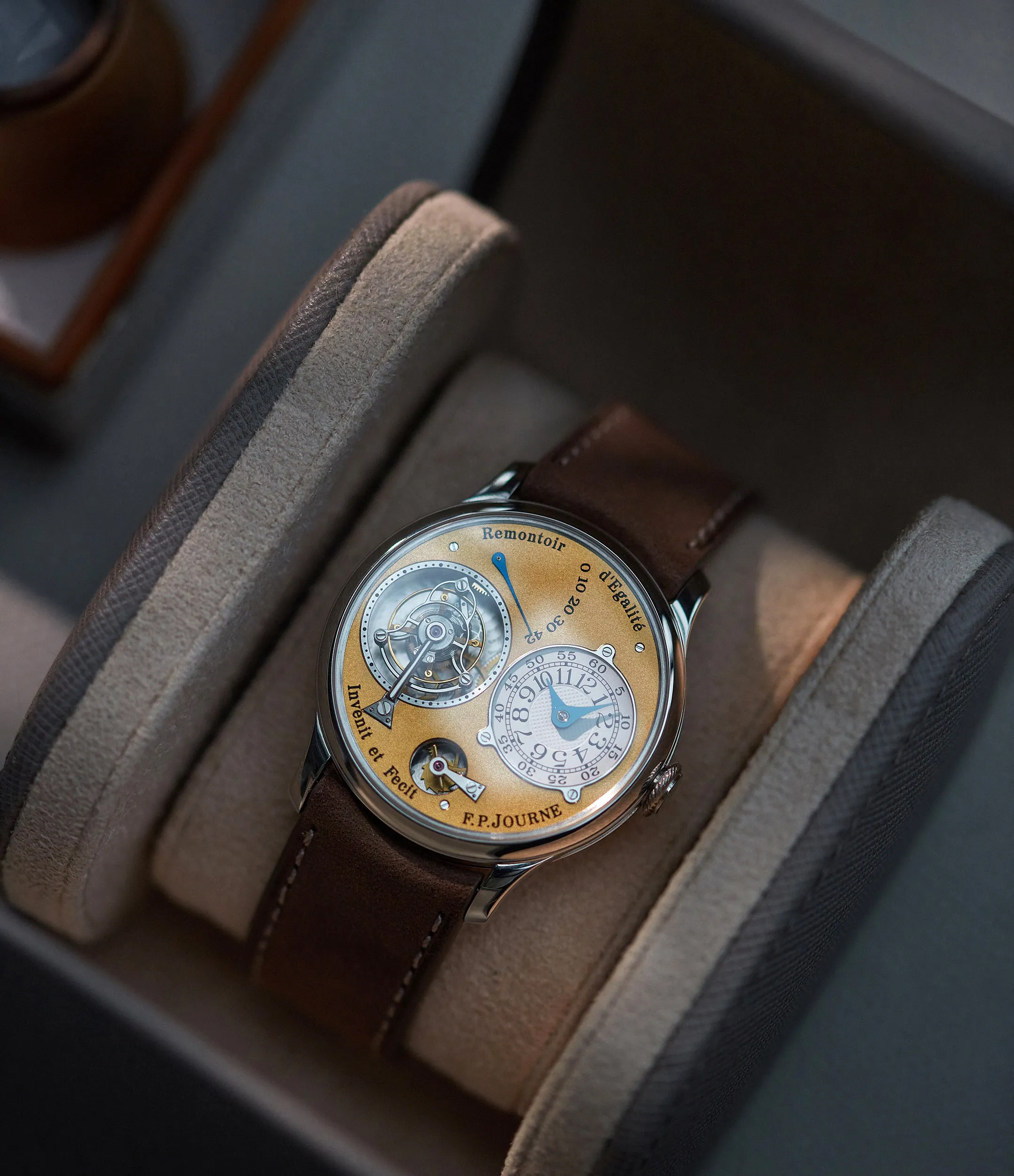 Tourbillon Souverain | Brass Movement | Platinum