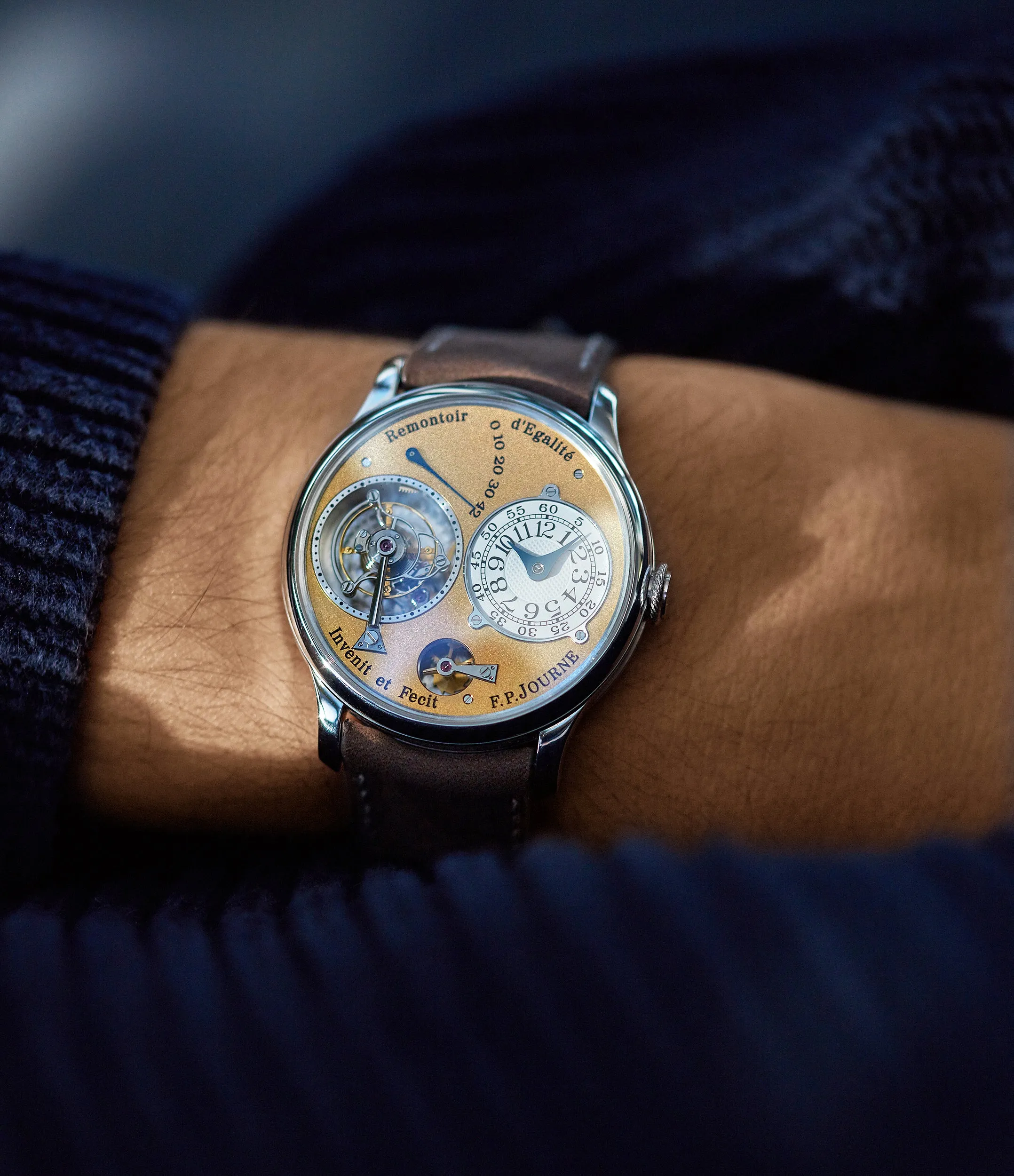 Tourbillon Souverain | Brass Movement | Platinum