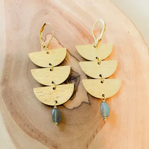 Triple Half Circle Earrings