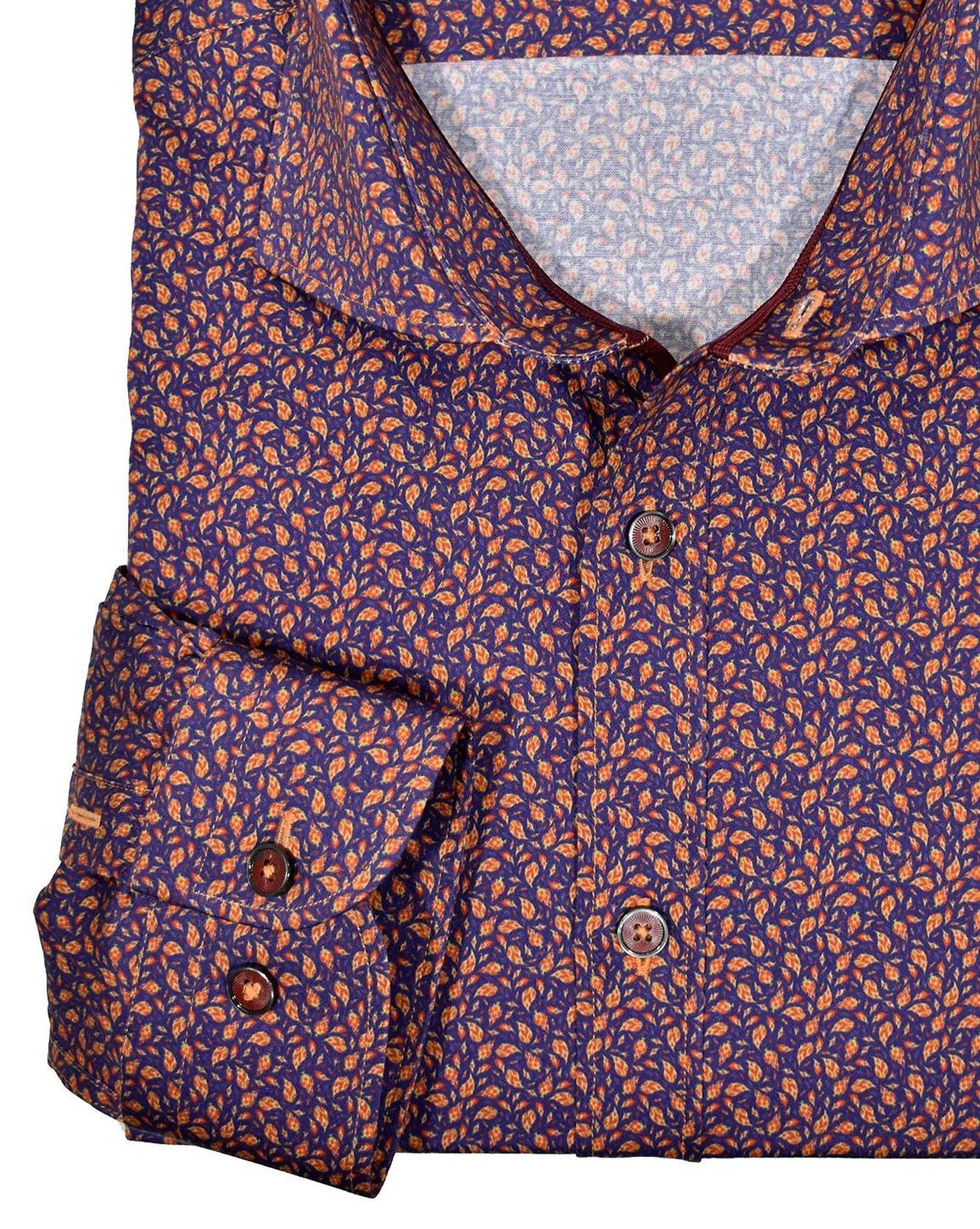 WM124 Slim Fit Flames Shirt
